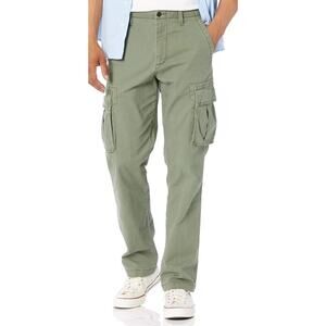 Gap Men’s Cargo Pants – Y2K Straight Fit Green 32x32 – Baggy Skater Style